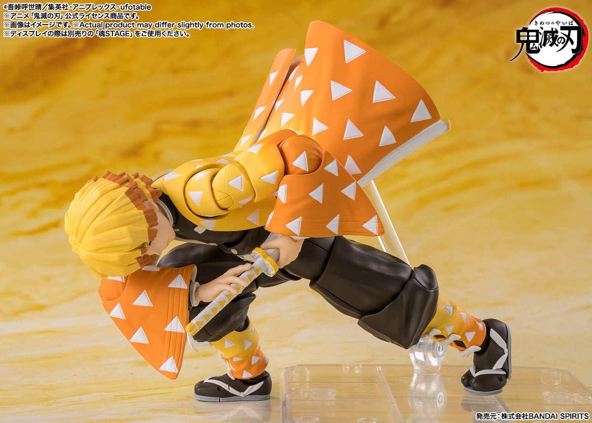 S.H.Figuarts Demon Slayer: Kimetsu no Yaiba Zenitsu Agatsuma Tamashii Nations Bandai