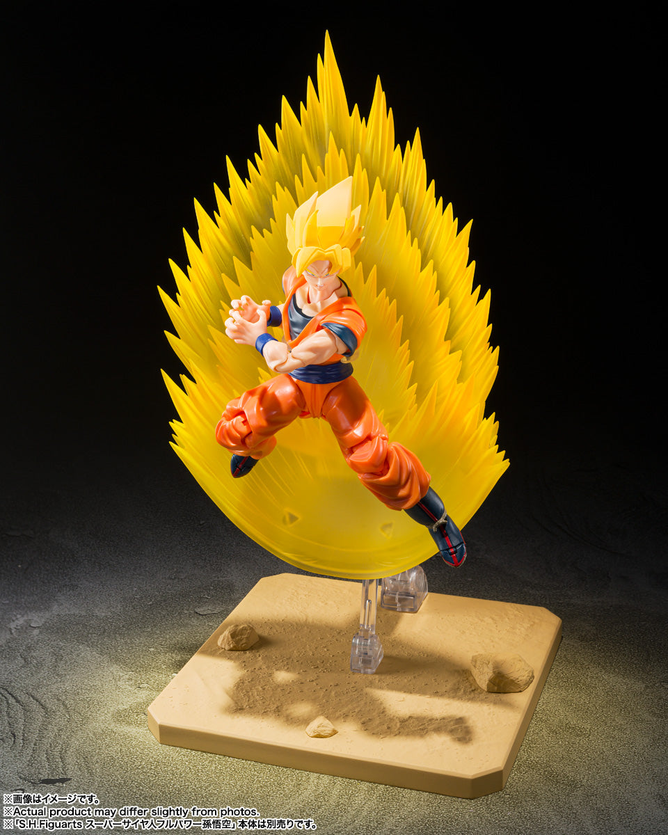 S.H.Figuarts Dragon Ball Son Goku Super Saiyan Teleport Kamehameha Effect Parts Set Tamashii Nations Bandai