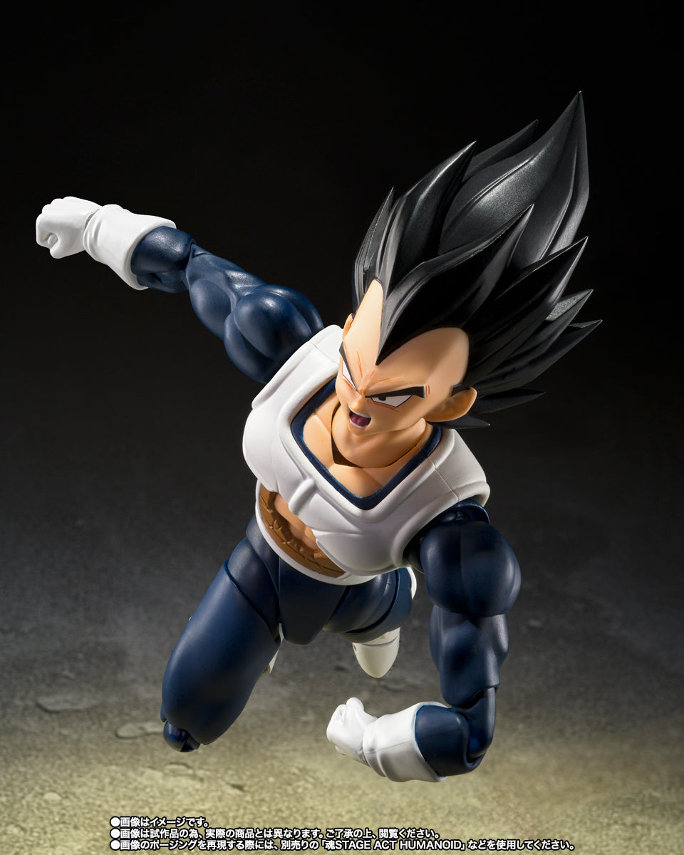 S.H.Figuarts Dragon Ball Vegeta Older Style Battle Clothes Tamashii Nations Bandai