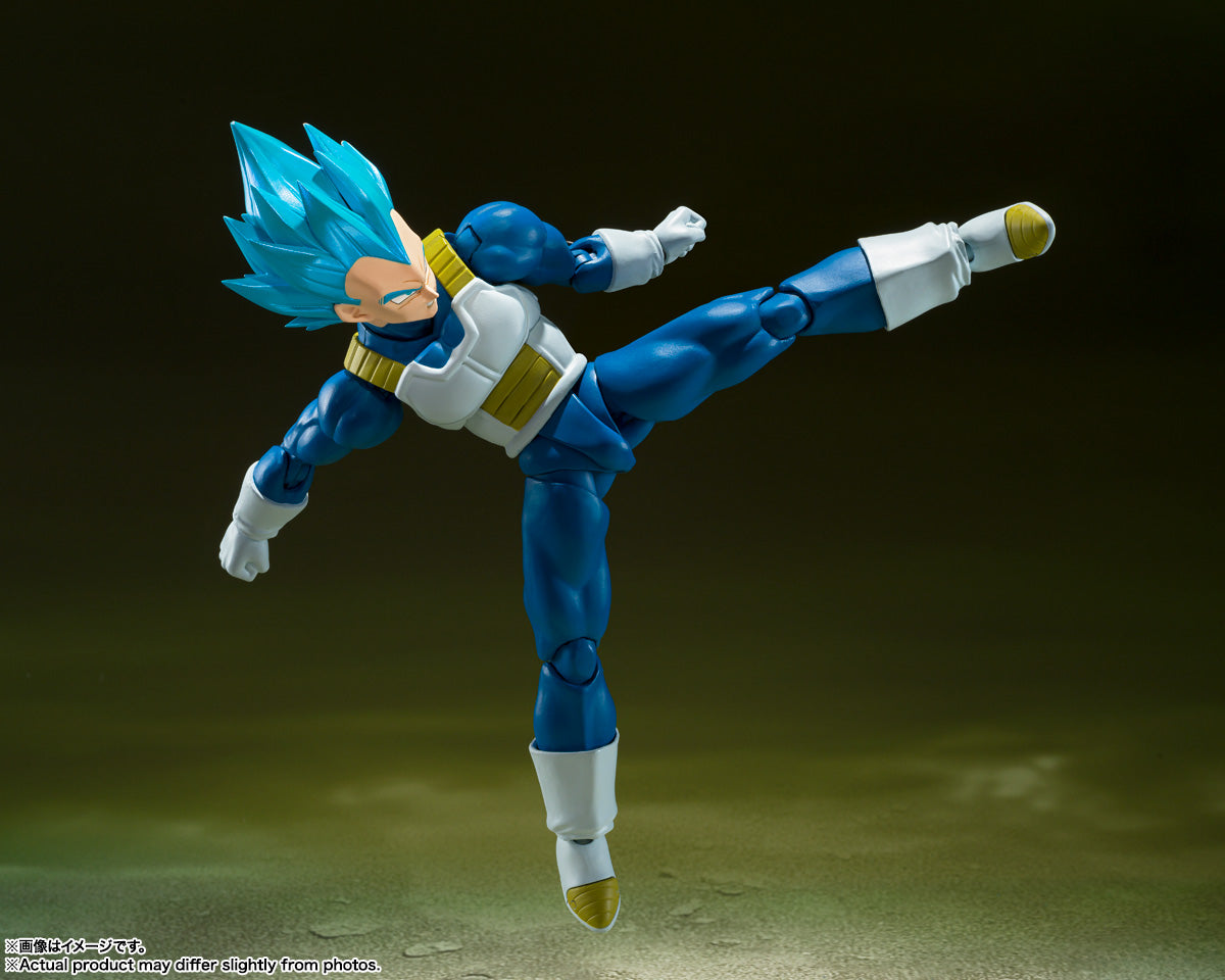 S.H.Figuarts Dragon Ball Vegeta Super Saiyan God Blue Unwavering Saiyan Pride