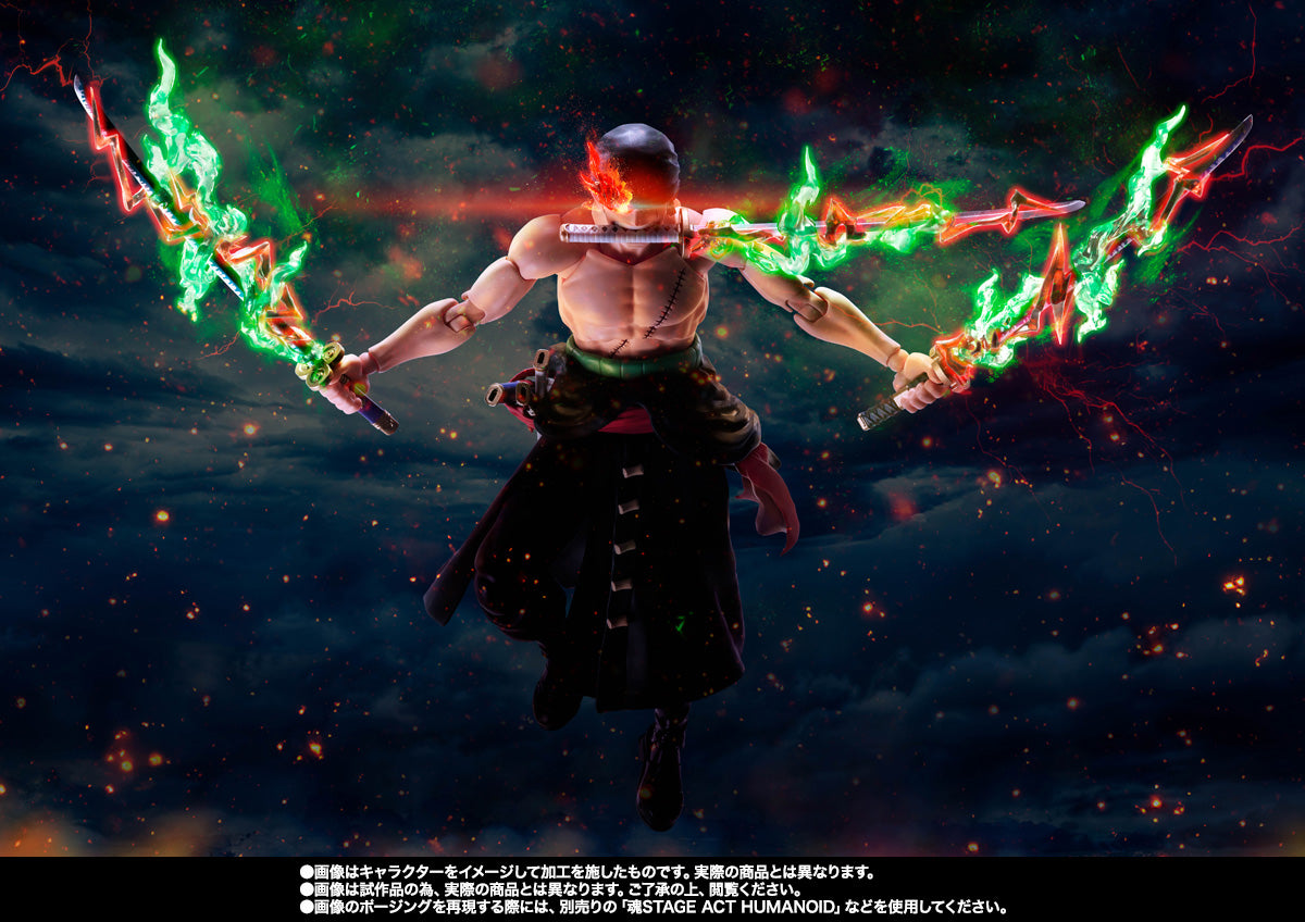 (Pre Order ETA End of Sep/Early Oct) S.H.Figuarts One Piece Roronoa Zoro (The King of Hell) Tamashii Nations Bandai Action Figure