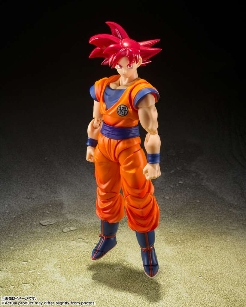 S.H.Figuarts Super Saiyan God Son Goku Saiyan God Of Virtue (Super Saiyan God Red) Tamashii Nations Bandai