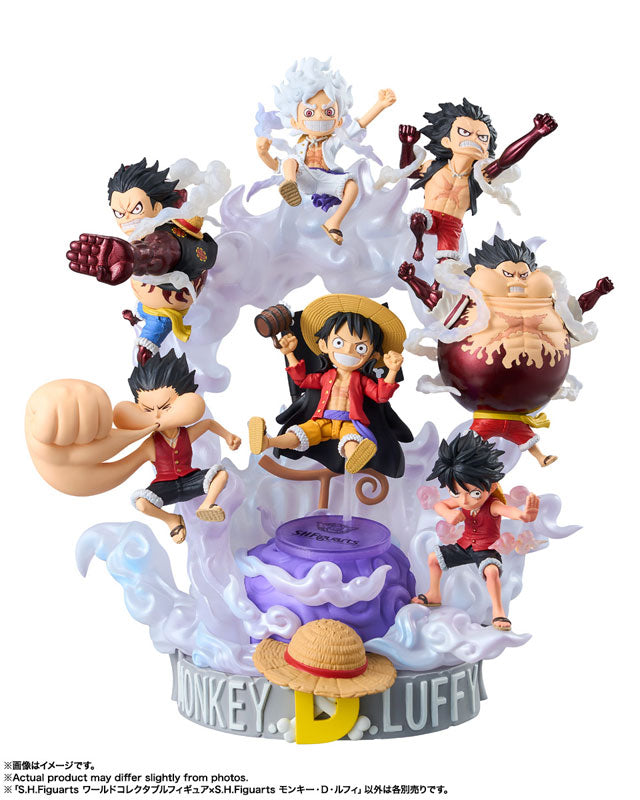 W.C.F. X S.H.Figuarts One Piece Monkey.D.Luffy Premium Set Tamashii Web Shop Version World Collectable Figure Luffy