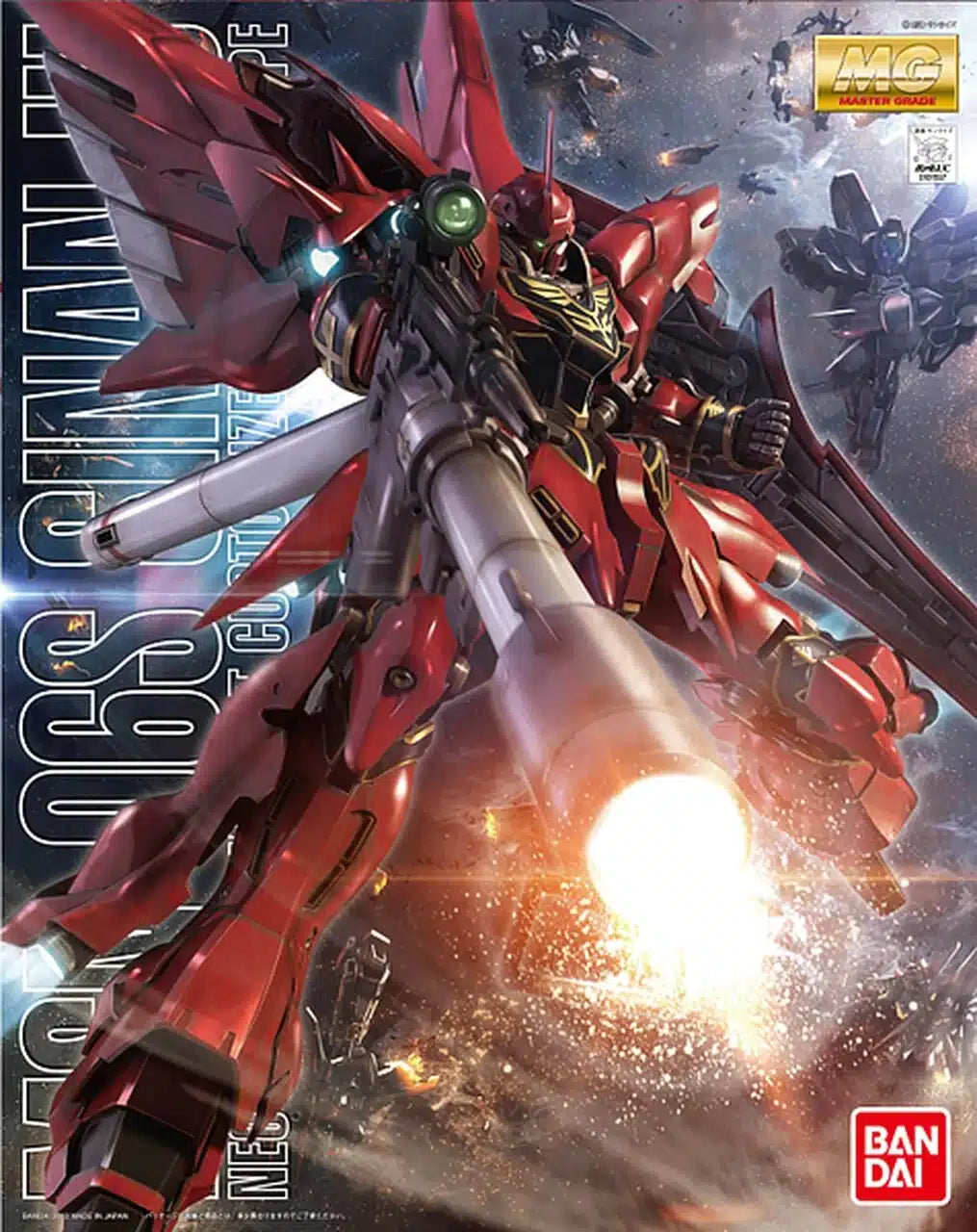 Bandai MG MSN-06S Sinanju (Anime Colour Ver.) Model Kit Gunpla Master Grade