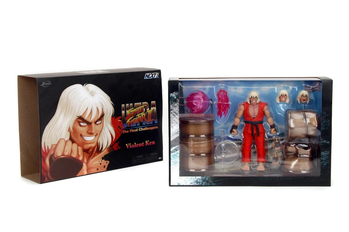 Jada Toys Next Level Ultra Street Fighter II The Final Challengers Violent Ken SDCC 2024 Event Exclusive