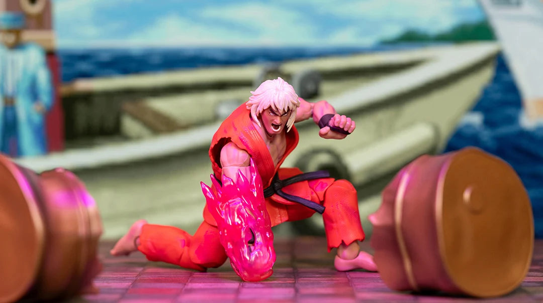 Jada Toys Next Level Ultra Street Fighter II The Final Challengers Violent Ken SDCC 2024 Event Exclusive