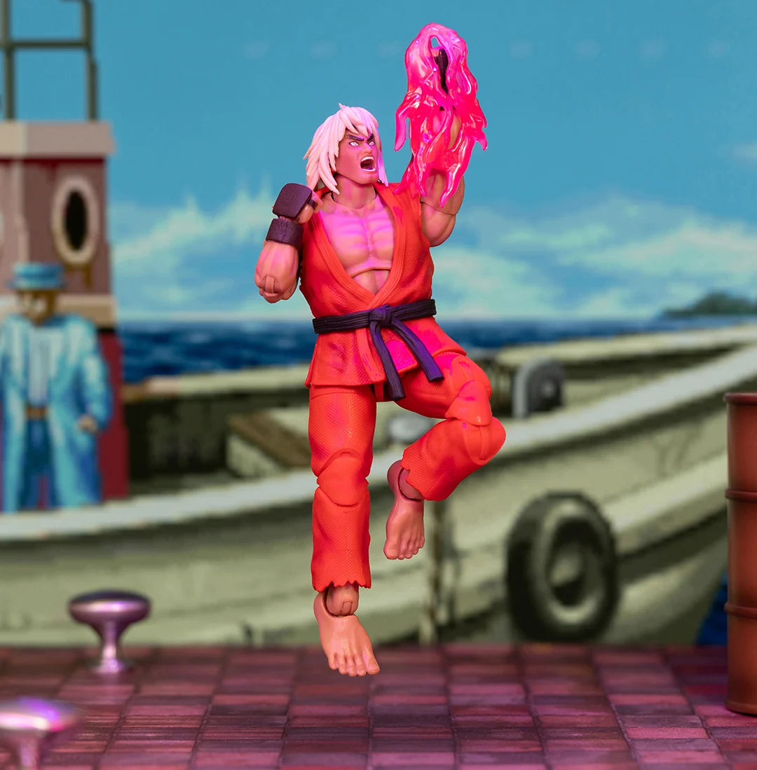 Jada Toys Next Level Ultra Street Fighter II The Final Challengers Violent Ken SDCC 2024 Event Exclusive