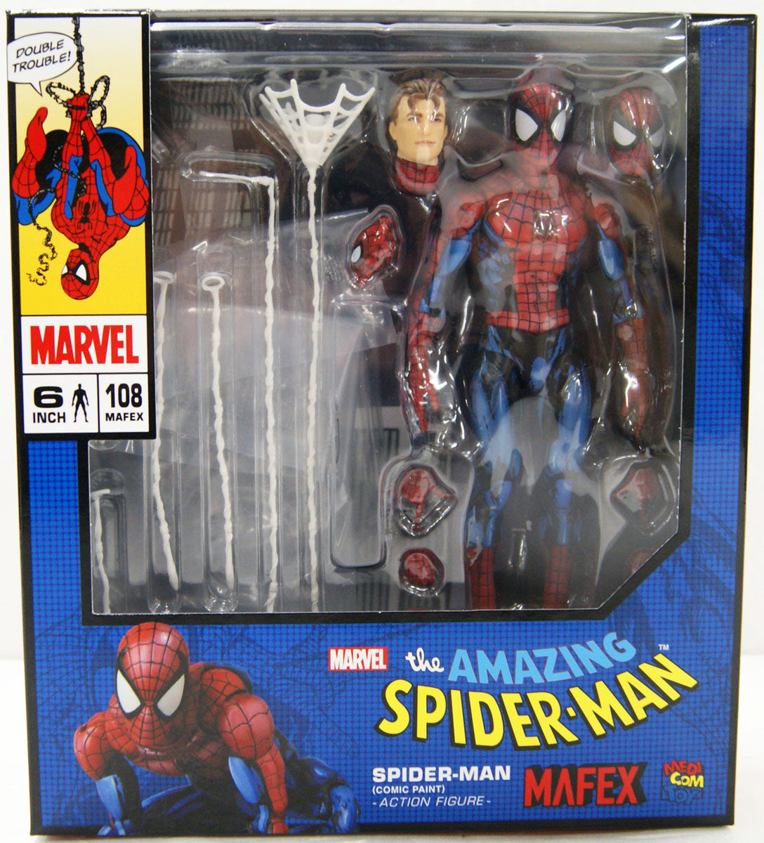 MAFEX No.108 Spider-Man (COMIC PAINT) Figure (The Amazing Spider-Man) Medicom Toy Action Figure