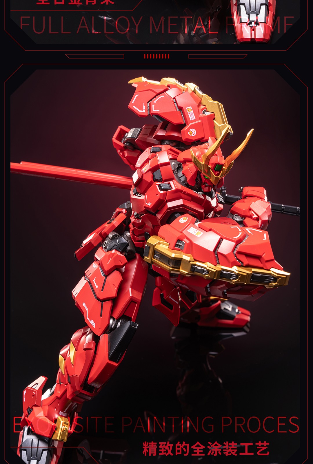 Moshow Toys Progenitor Effect Illustrious Class Takeda Shingen Action Figure Robot