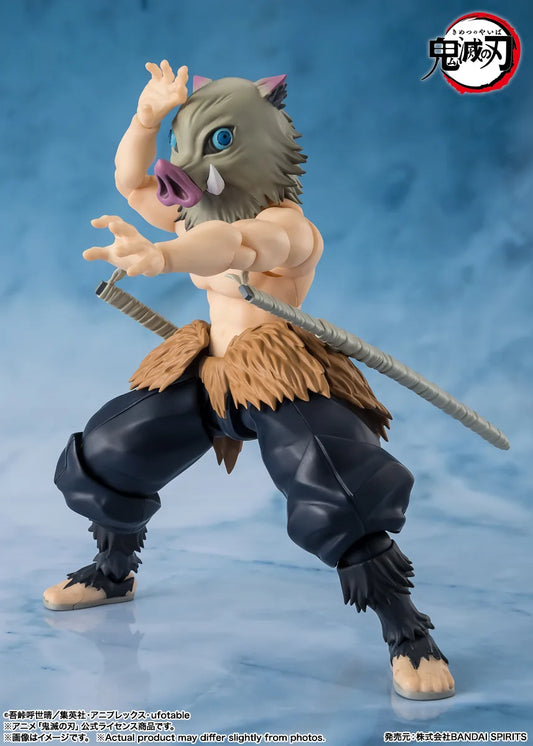 (Pre Order ETA Oct) S.H.Figuarts Demon Slayer Inosuke Hashibara Tamashii Nations Bandai Action Figure