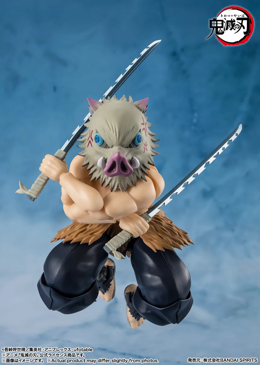 (Pre Order ETA Oct) S.H.Figuarts Demon Slayer Inosuke Hashibara Tamashii Nations Bandai Action Figure