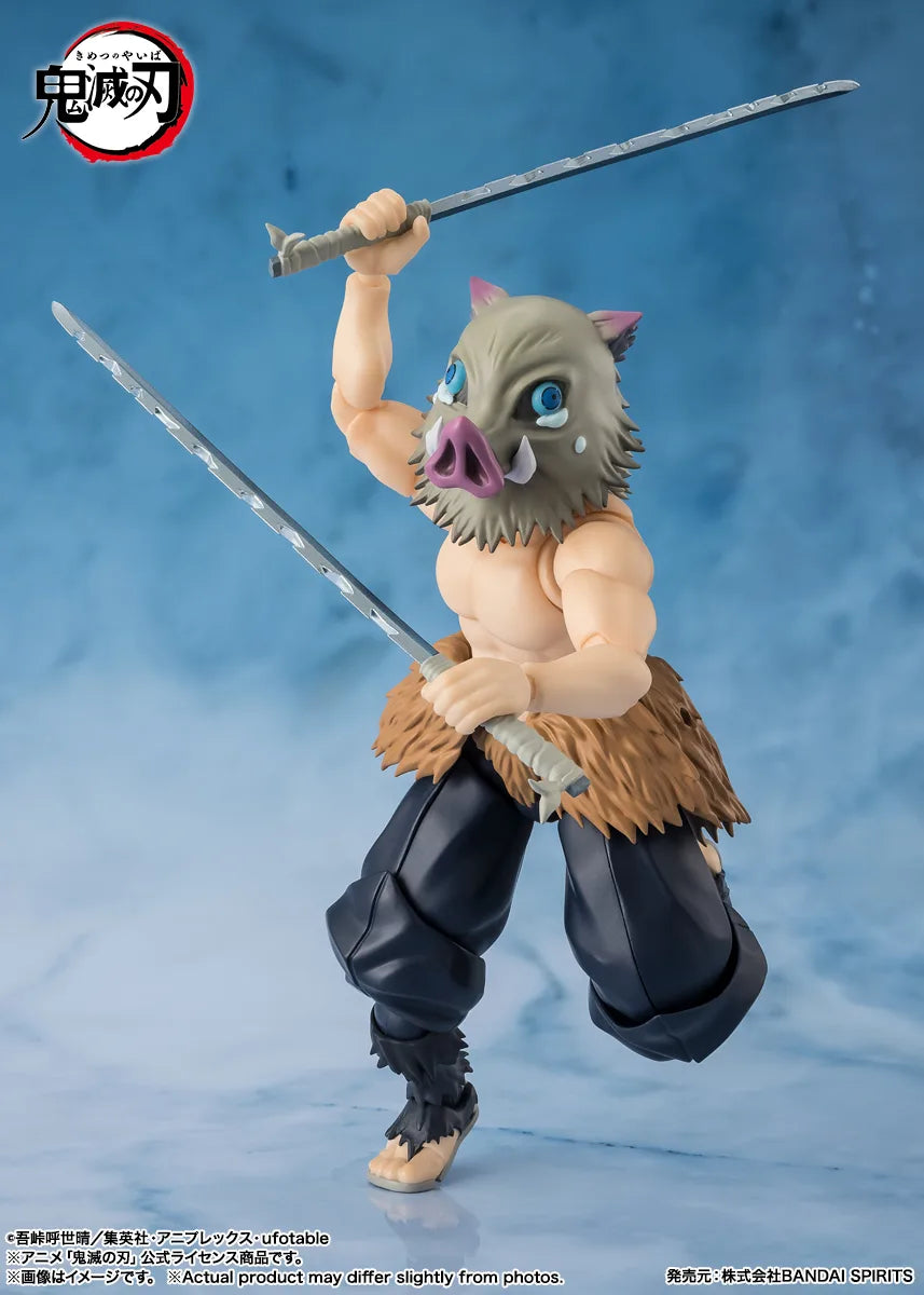 (Pre Order ETA Oct) S.H.Figuarts Demon Slayer Inosuke Hashibara Tamashii Nations Bandai Action Figure