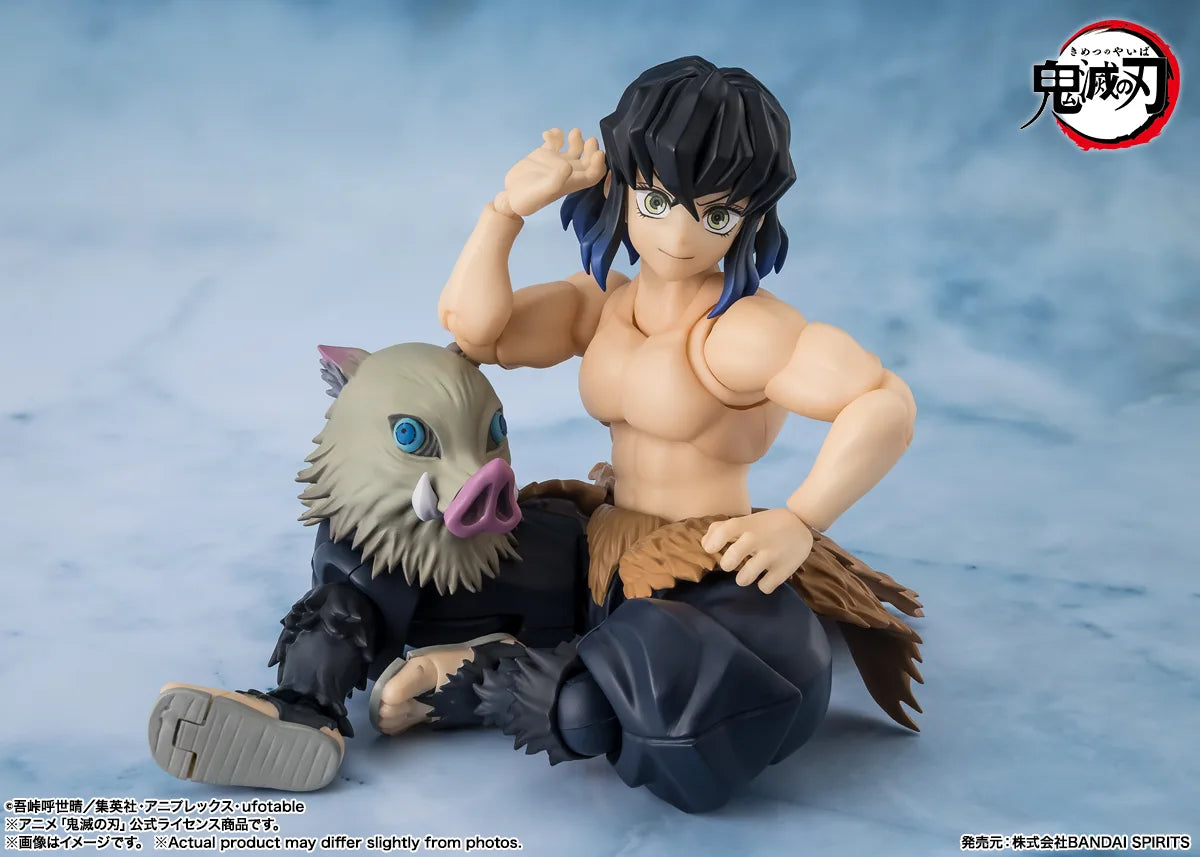 (Pre Order ETA Oct) S.H.Figuarts Demon Slayer Inosuke Hashibara Tamashii Nations Bandai Action Figure