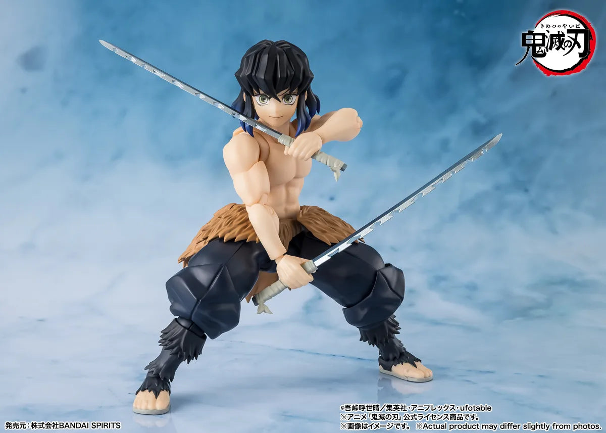 (Pre Order ETA Oct) S.H.Figuarts Demon Slayer Inosuke Hashibara Tamashii Nations Bandai Action Figure