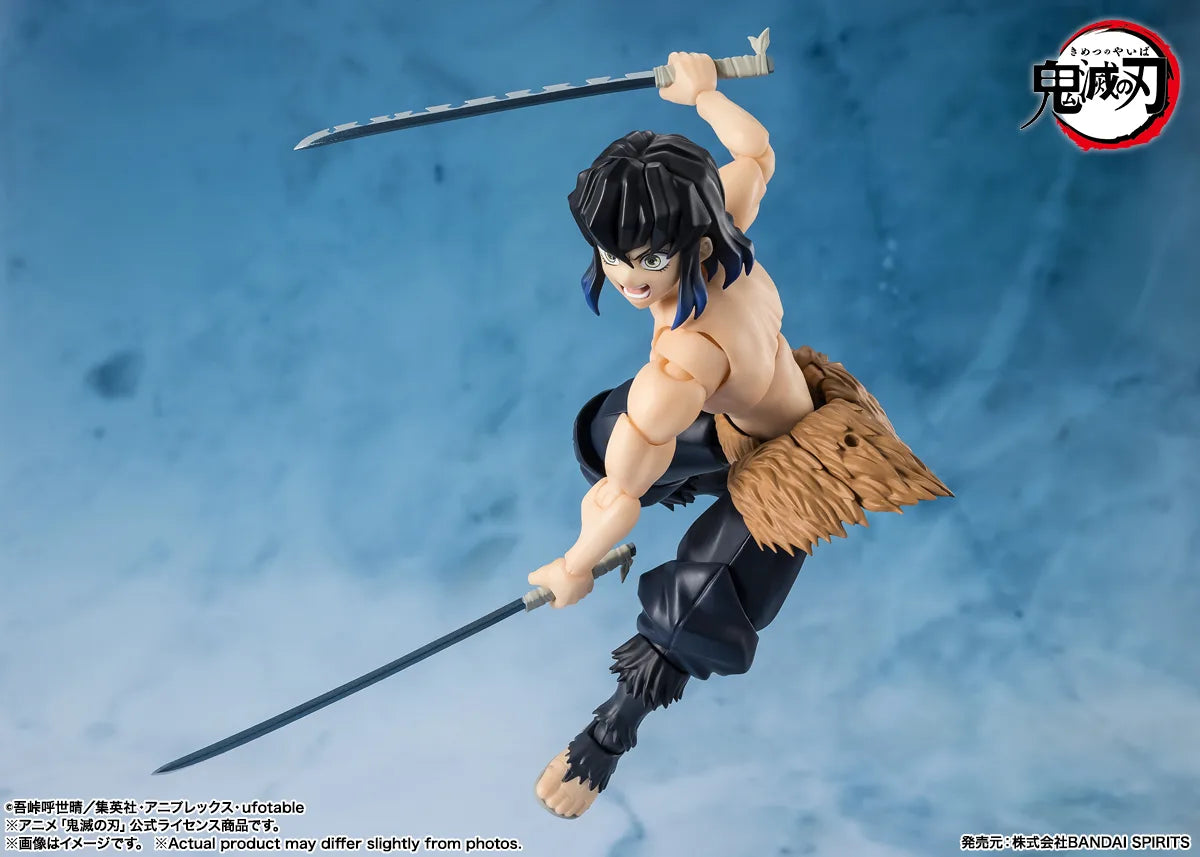 (Pre Order ETA Oct) S.H.Figuarts Demon Slayer Inosuke Hashibara Tamashii Nations Bandai Action Figure