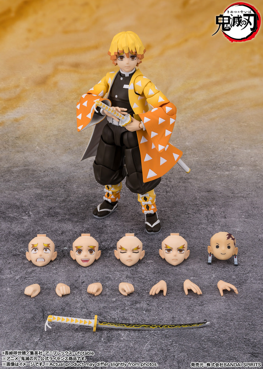 S.H.Figuarts Demon Slayer: Kimetsu no Yaiba Zenitsu Agatsuma Tamashii Nations Bandai