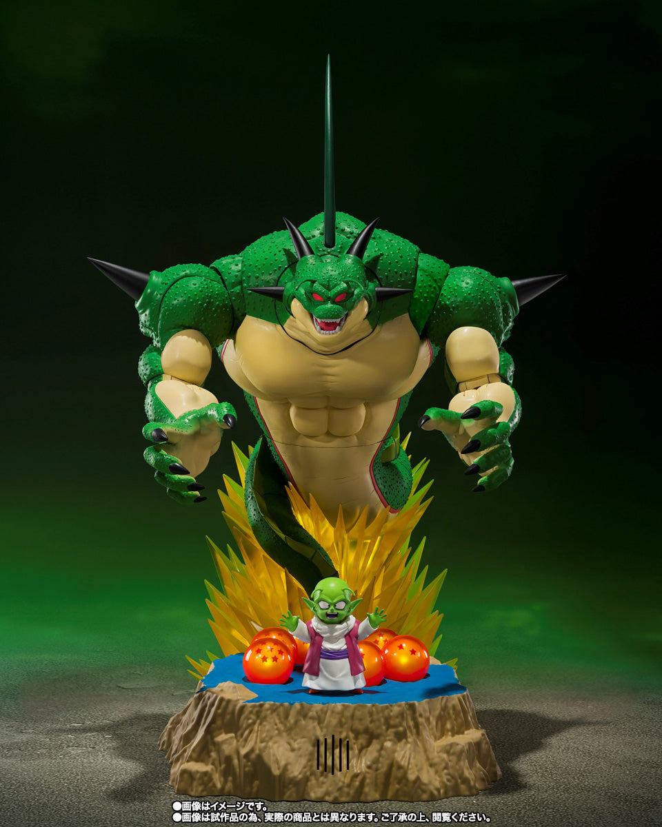 S.H.Figuarts Dragon Ball Porunga and Dende Luminous Dragon Ball Set Come Forth Genuine Shenron Tamashii Nations Bandai