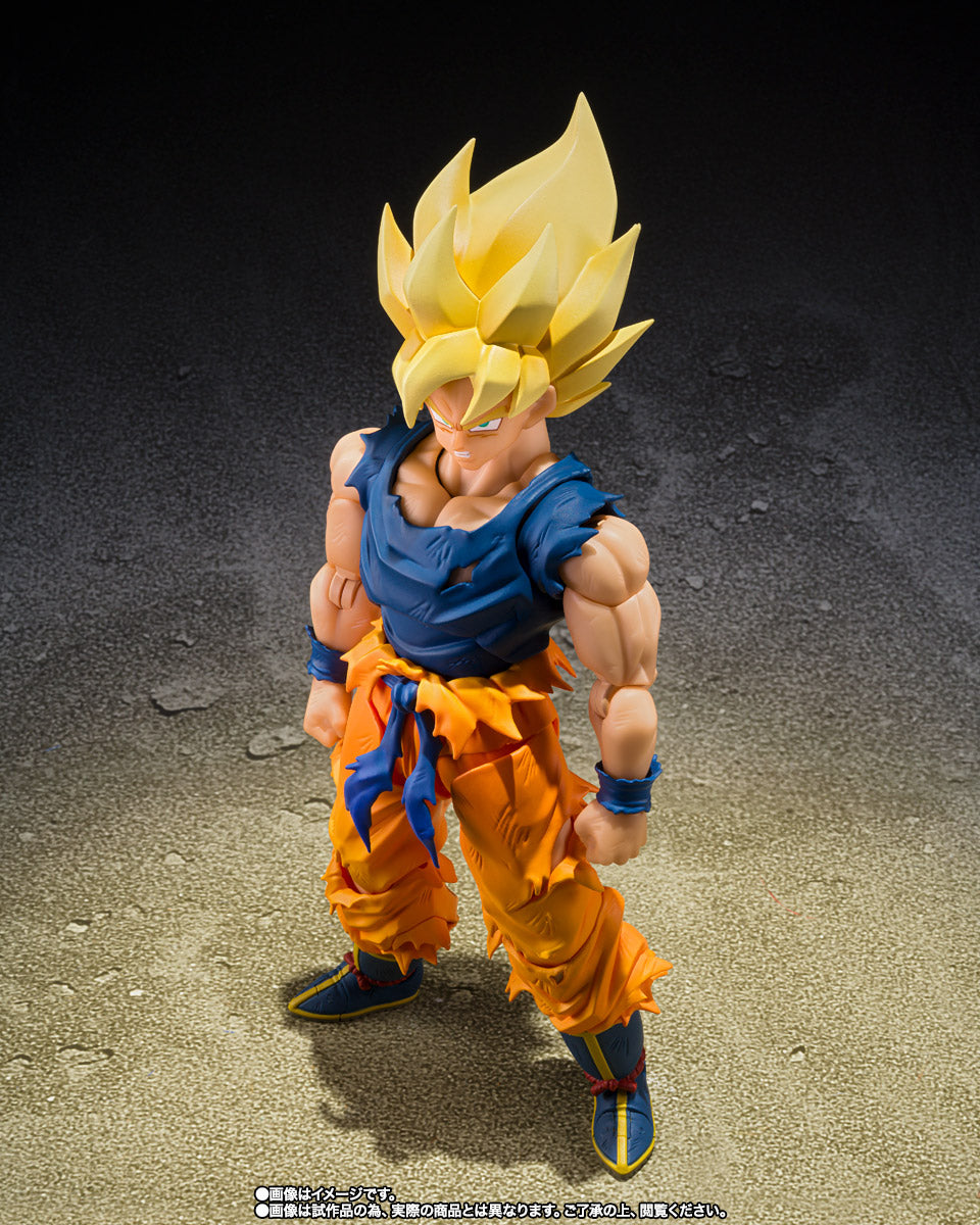 (Pre‑Order ETA End of Sep / Early Oct) S.H.Figuarts Dragon Ball Super Saiyan Son Goku (Fighter of Rage) Tamashii Nations Bandai Action Figure)