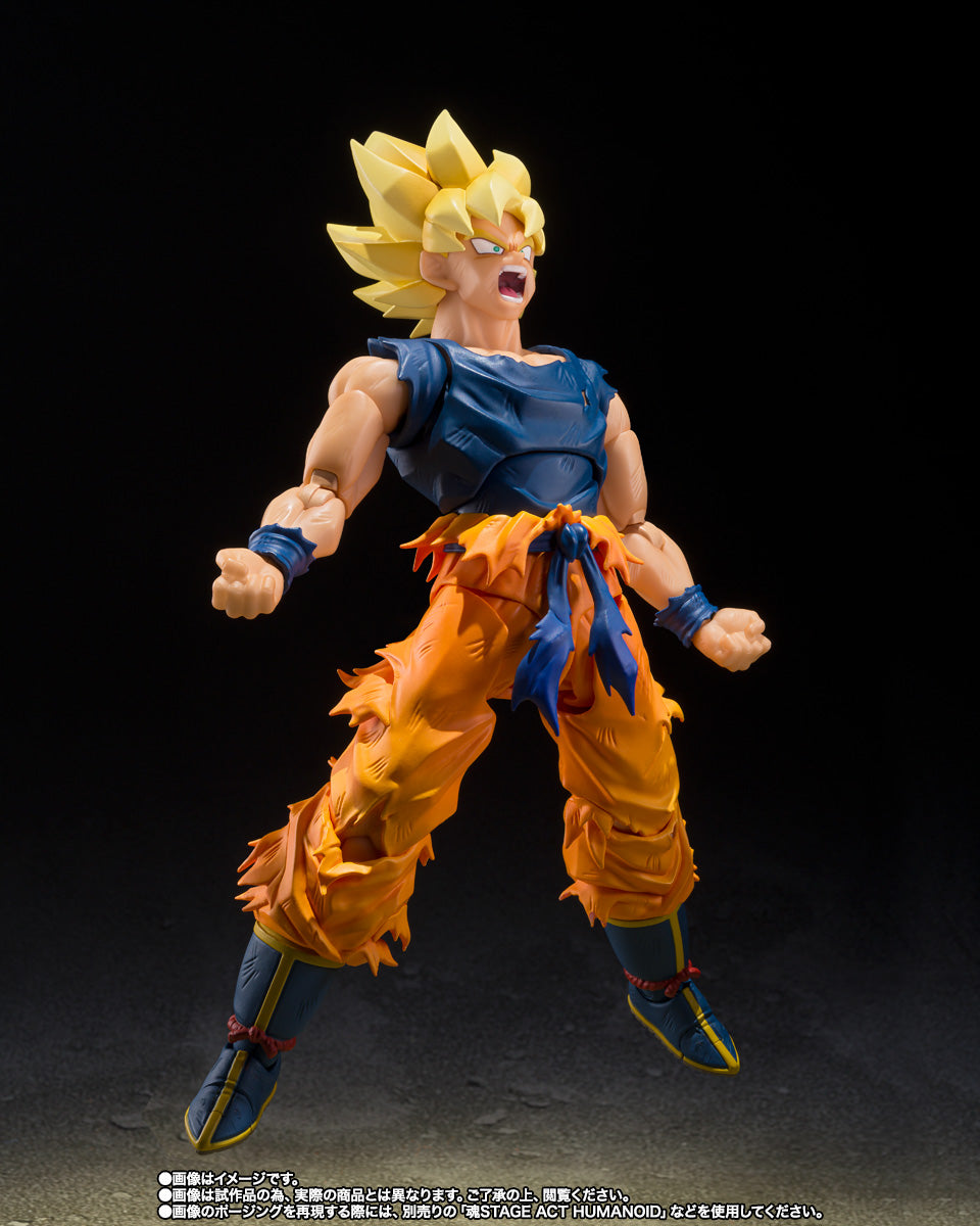(Pre‑Order ETA End of Sep / Early Oct) S.H.Figuarts Dragon Ball Super Saiyan Son Goku (Fighter of Rage) Tamashii Nations Bandai Action Figure)