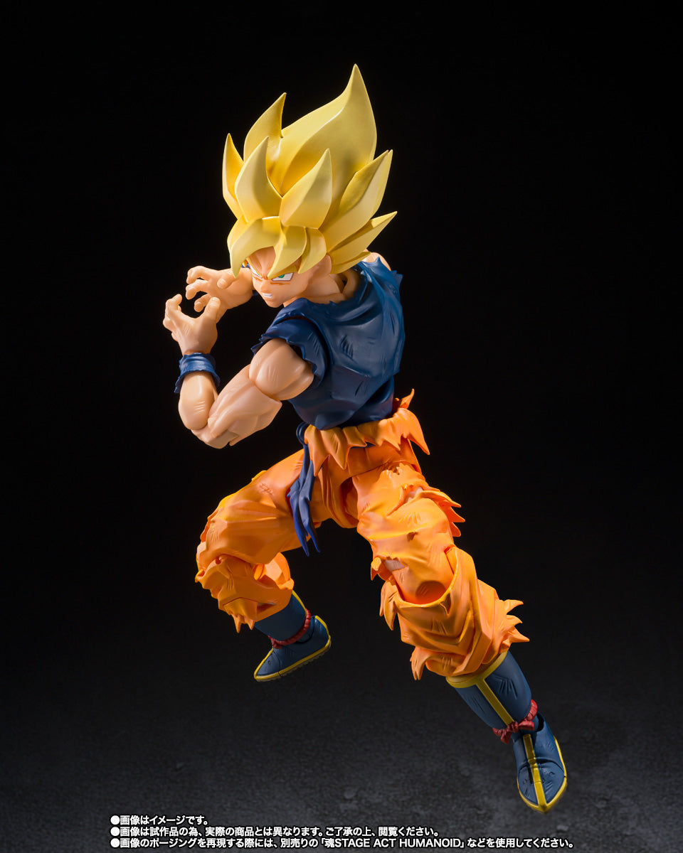 (Pre‑Order ETA End of Sep / Early Oct) S.H.Figuarts Dragon Ball Super Saiyan Son Goku (Fighter of Rage) Tamashii Nations Bandai Action Figure)