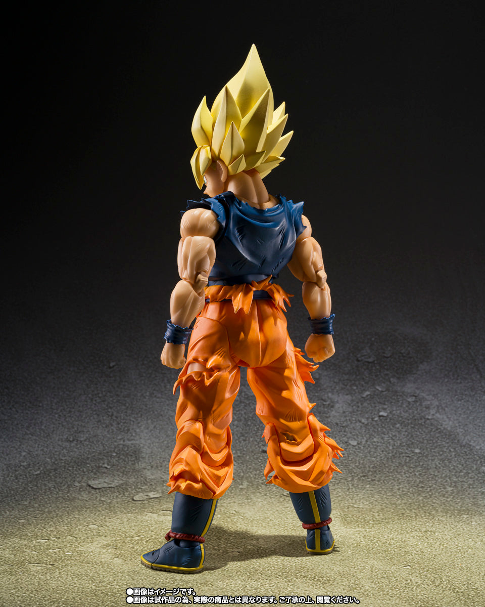 (Pre‑Order ETA End of Sep / Early Oct) S.H.Figuarts Dragon Ball Super Saiyan Son Goku (Fighter of Rage) Tamashii Nations Bandai Action Figure)