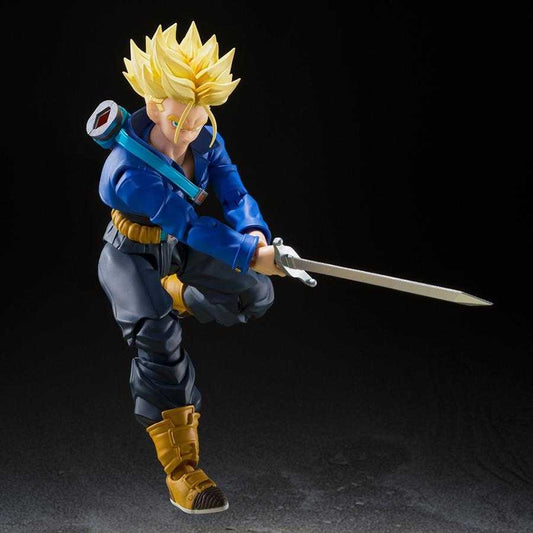 S.H.Figuarts Dragon Ball Super Saiyan Trunks The Boy from The Future Reissue Tamaashii Nations Bandai Action Figure