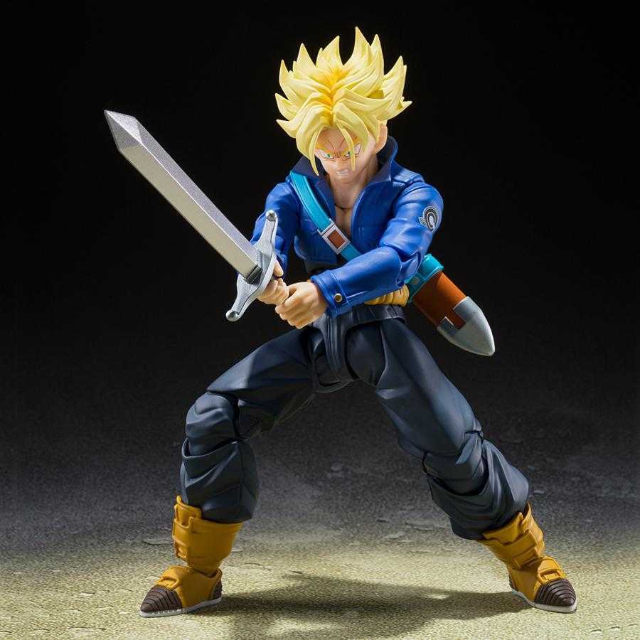 S.H.Figuarts Dragon Ball Super Saiyan Trunks The Boy from The Future Reissue Tamaashii Nations Bandai Action Figure