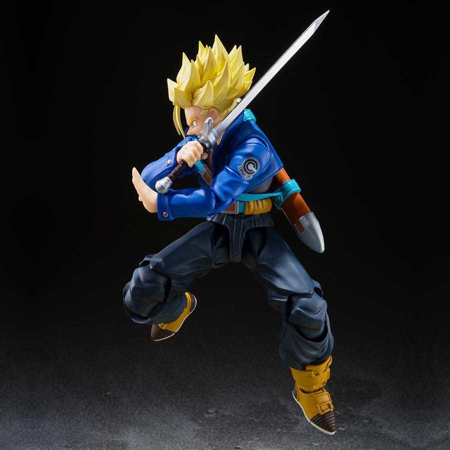 S.H.Figuarts Dragon Ball Super Saiyan Trunks The Boy from The Future Reissue Tamaashii Nations Bandai Action Figure