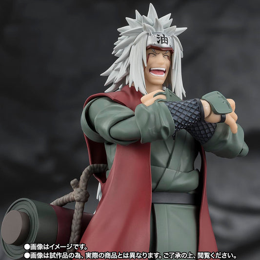 S.H.Figuarts Naruto Shippuden Jiraiya Hidden Leaf Heroic Master Sage (Sage Mode Set) Tamashii Nations Bandai Action Figure
