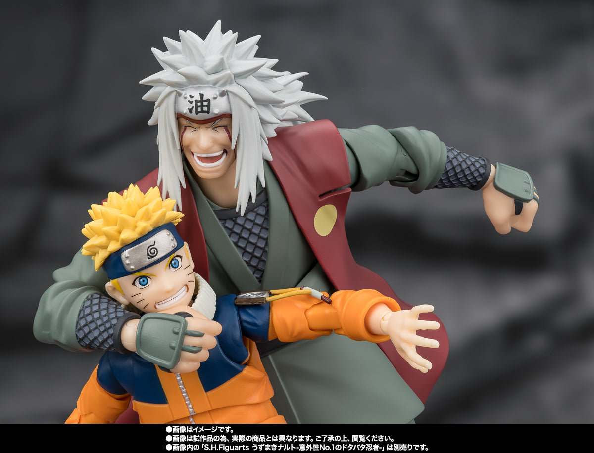 S.H.Figuarts  Naruto Shippuden Jiraiya Hidden Leaf Heroic Master Sage (Sage Mode Set) Tamashii Nations Bandai Action Figure