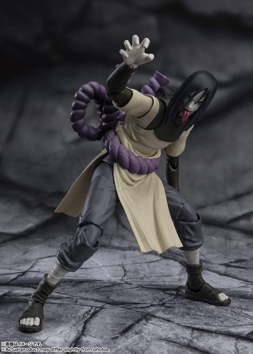 S.H.Figuarts Naruto Shippuden Orochimaru Seeker of Immortality Reissue Tamashii Nations Bandai Action Figure