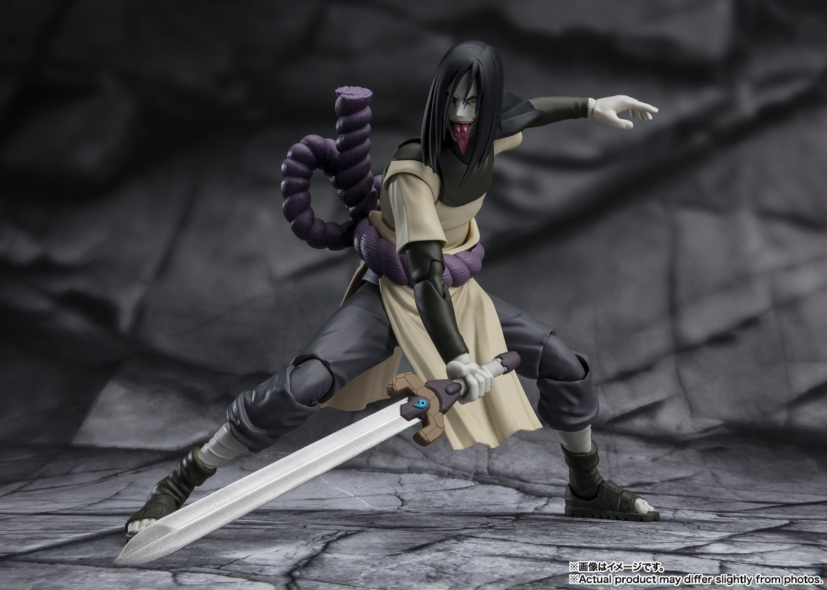 S.H.Figuarts Naruto Shippuden Orochimaru Seeker of Immortality Reissue Tamashii Nations Bandai Action Figure