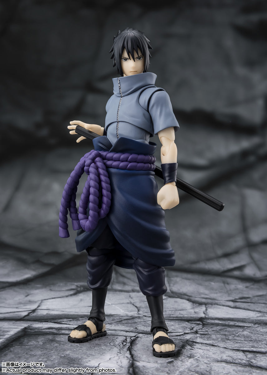S.H.Figuarts Naruto Shippuden Sasuke Uchiha Solitary Shinobi Tamashii Nations Bandai Action Figure