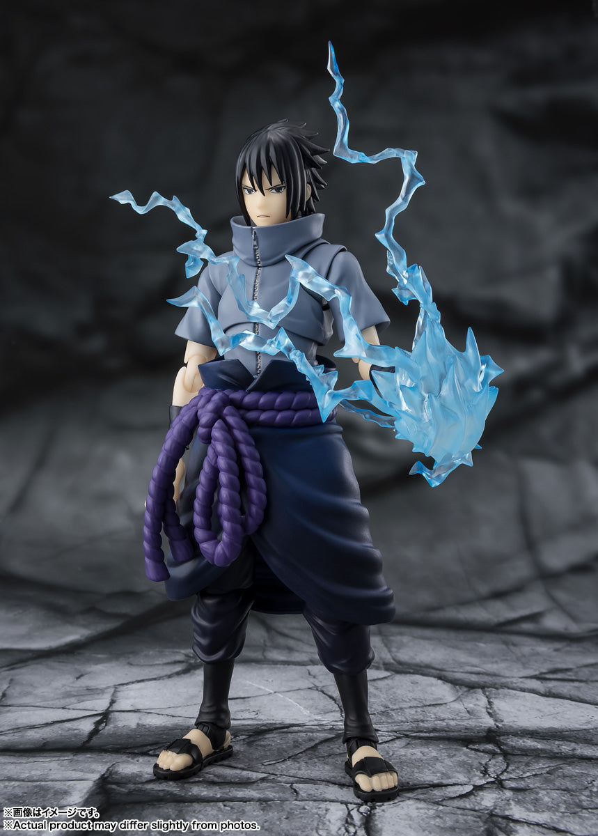 S.H.Figuarts Naruto Shippuden Sasuke Uchiha Solitary Shinobi Tamashii Nations Bandai Action Figure