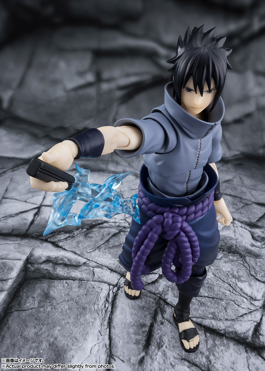 S.H.Figuarts Naruto Shippuden Sasuke Uchiha Solitary Shinobi Tamashii Nations Bandai Action Figure