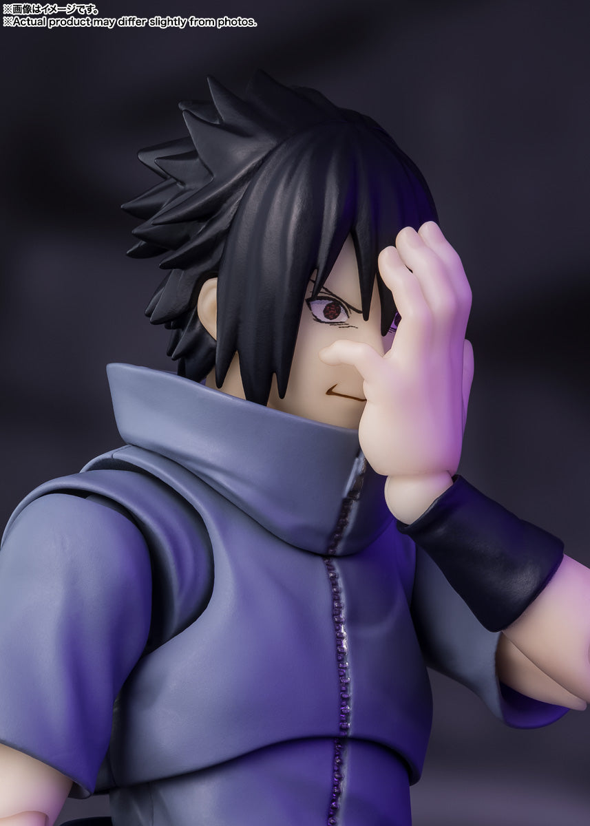S.H.Figuarts Naruto Shippuden Sasuke Uchiha Solitary Shinobi Tamashii Nations Bandai Action Figure