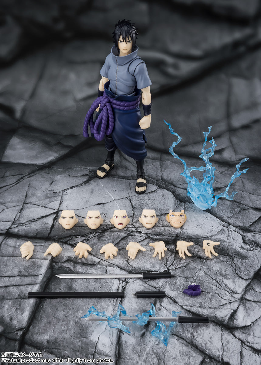 S.H.Figuarts Naruto Shippuden Sasuke Uchiha Solitary Shinobi Tamashii Nations Bandai Action Figure