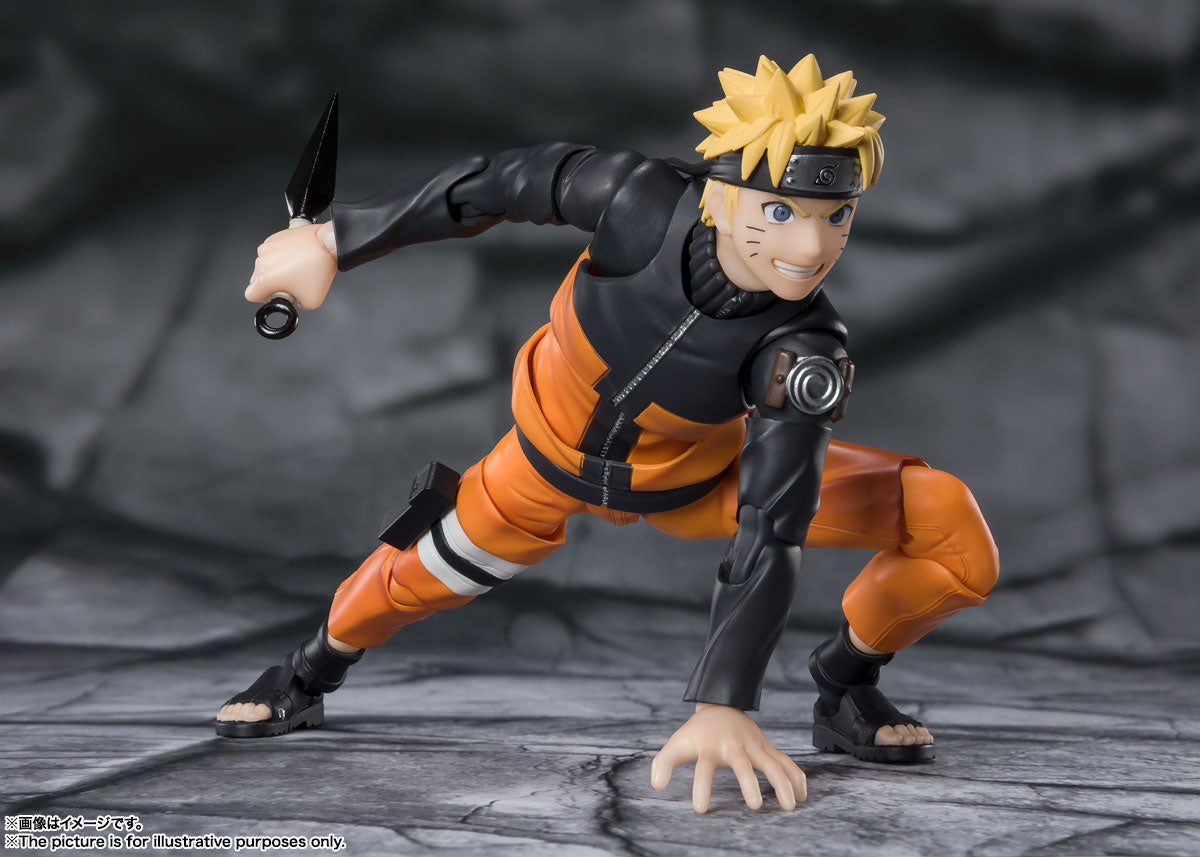 S.H.Figuarts Naruto Shippuden Naruto Uzumaki The Jinchuriki Entrusted with Hope Reissue Edition Tamashii Nations Bandai