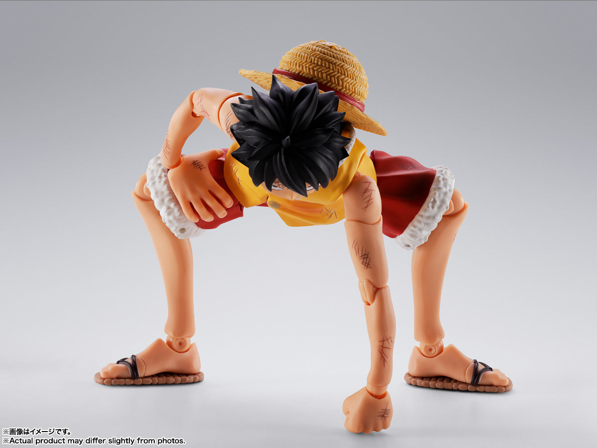 S.H.Figuarts One Piece Monkey D Luffy Marine Ford Tamashii Nations Bandai