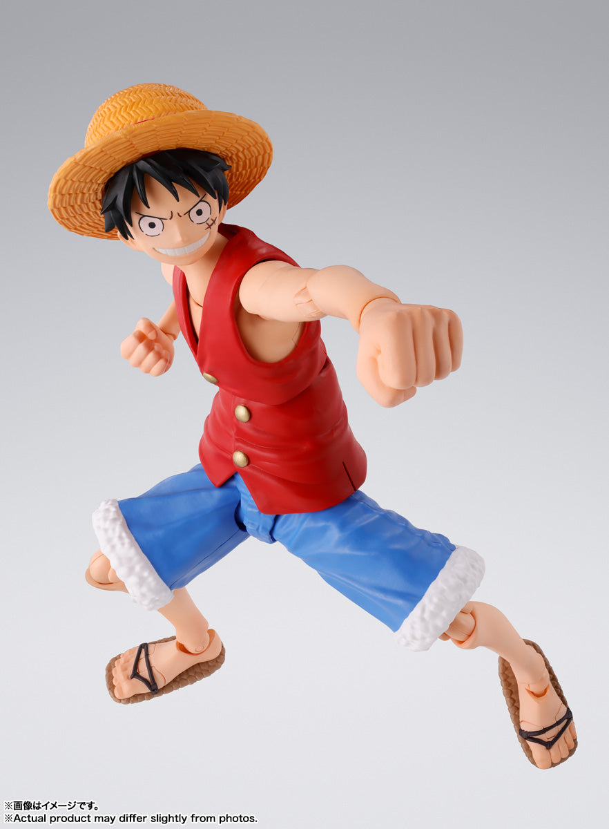 S.H.Figuarts One Piece Monkey D Luffy Romance Dawn Tamashii Nations Bandai Action Figure