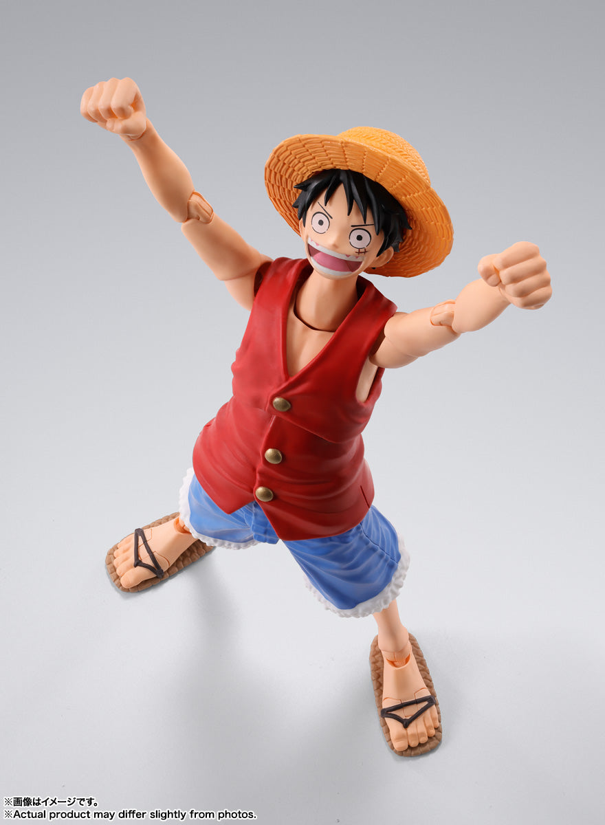 S.H.Figuarts One Piece Monkey D Luffy Romance Dawn Tamashii Nations Bandai Action Figure