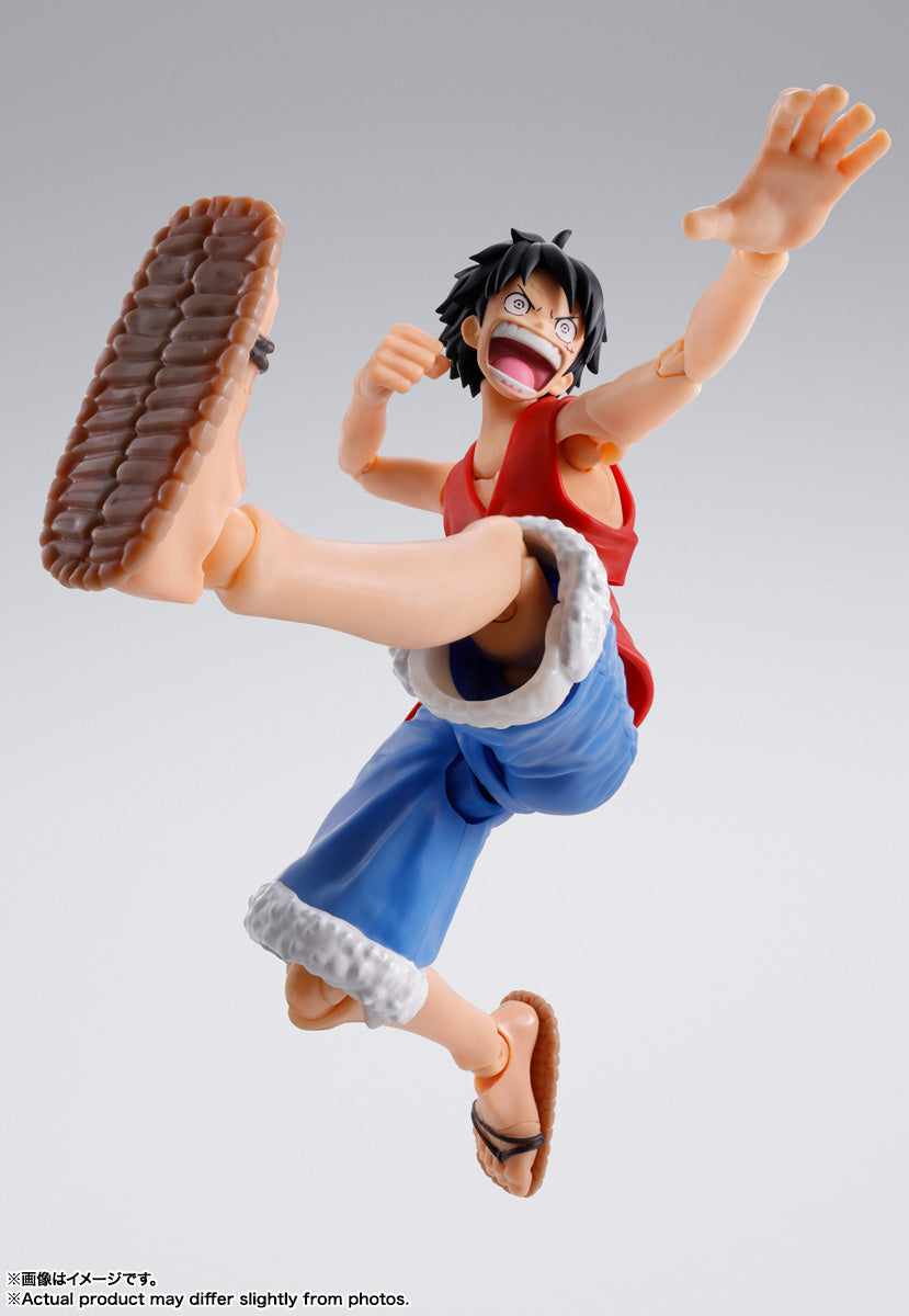 S.H.Figuarts One Piece Monkey D Luffy Romance Dawn Tamashii Nations Bandai Action Figure