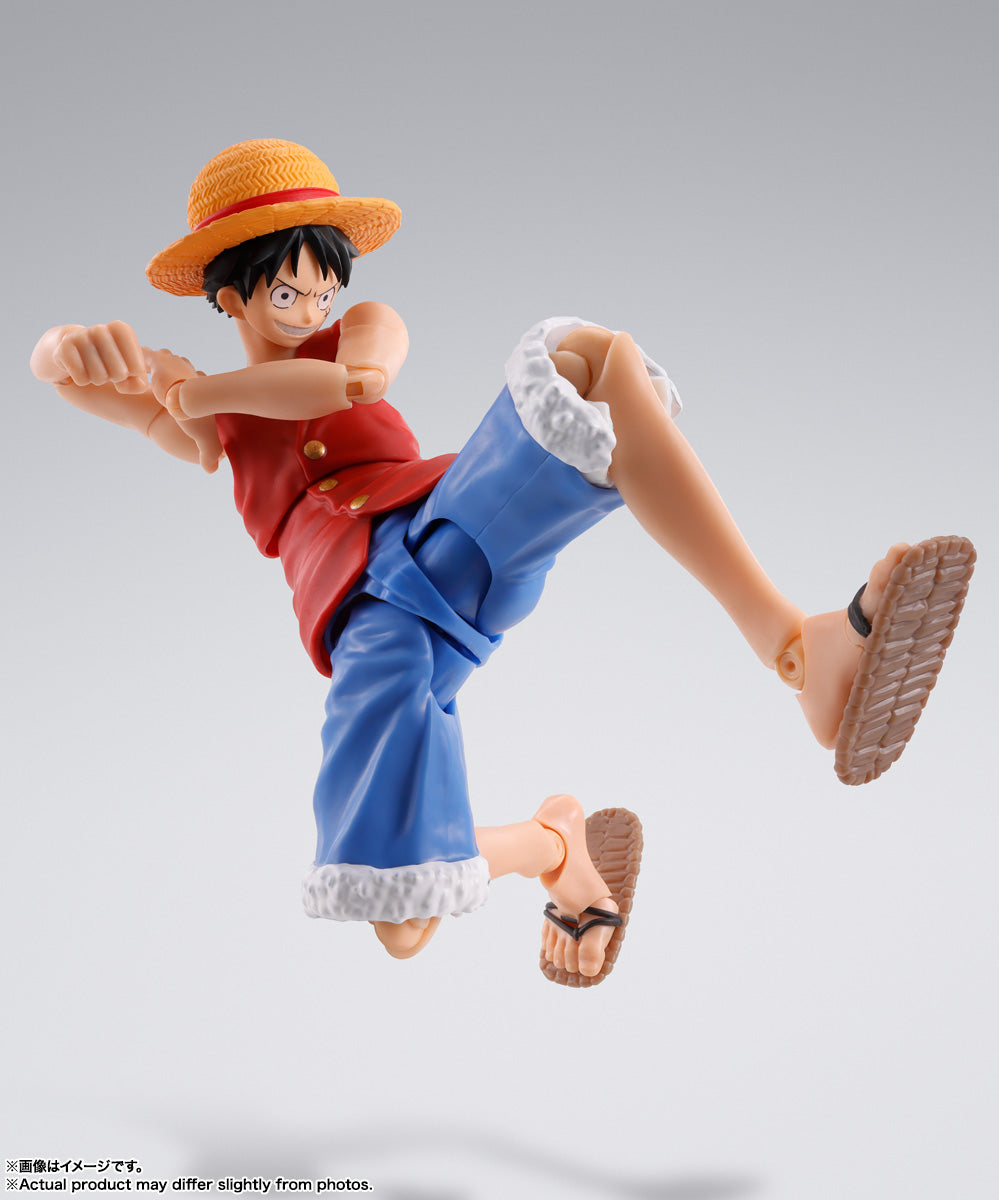 S.H.Figuarts One Piece Monkey D Luffy Romance Dawn Tamashii Nations Bandai Action Figure