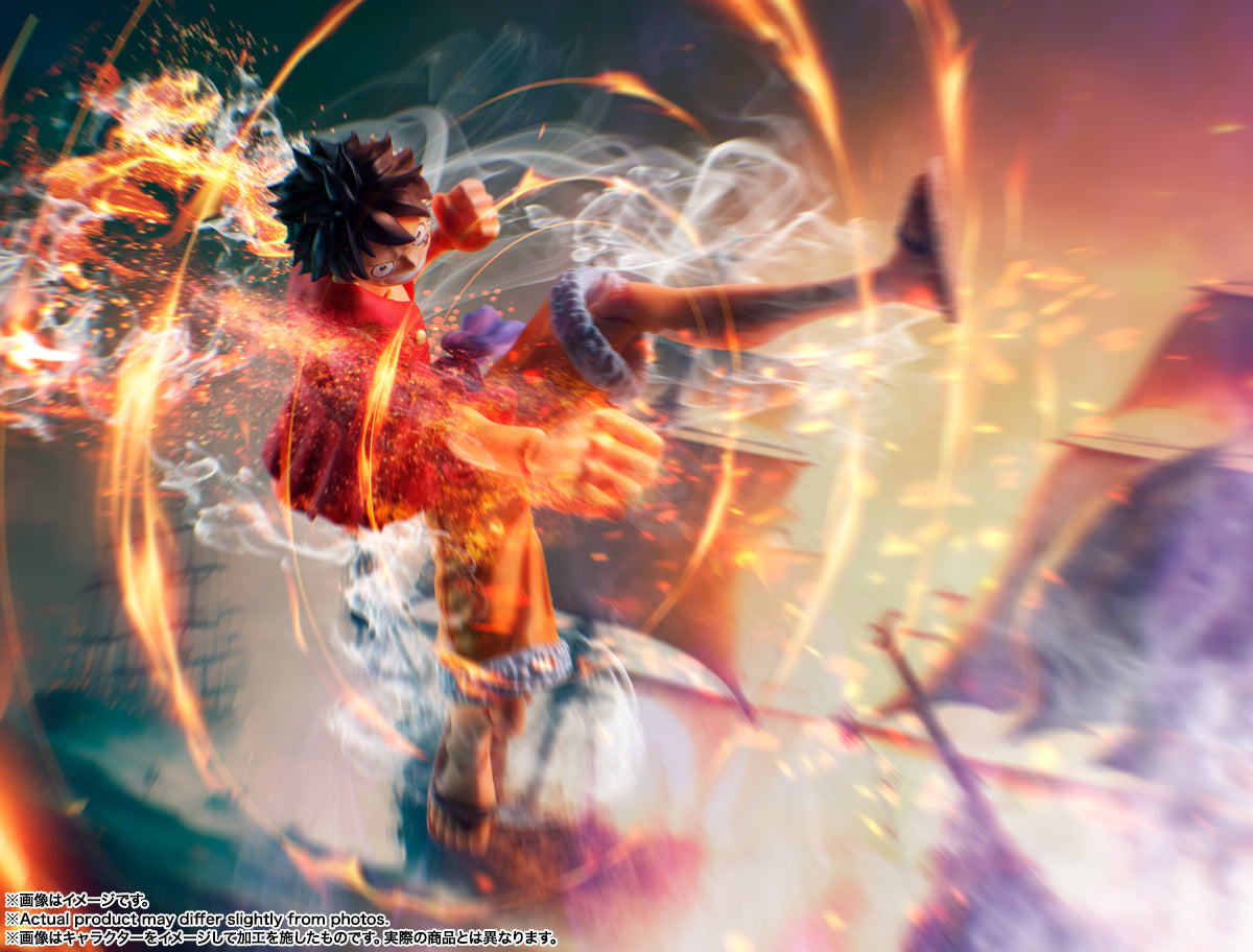 S.H.Figuarts One Piece Monkey D Luffy The Raid on Onigashima Tamashii Nations Bandai Action Figure