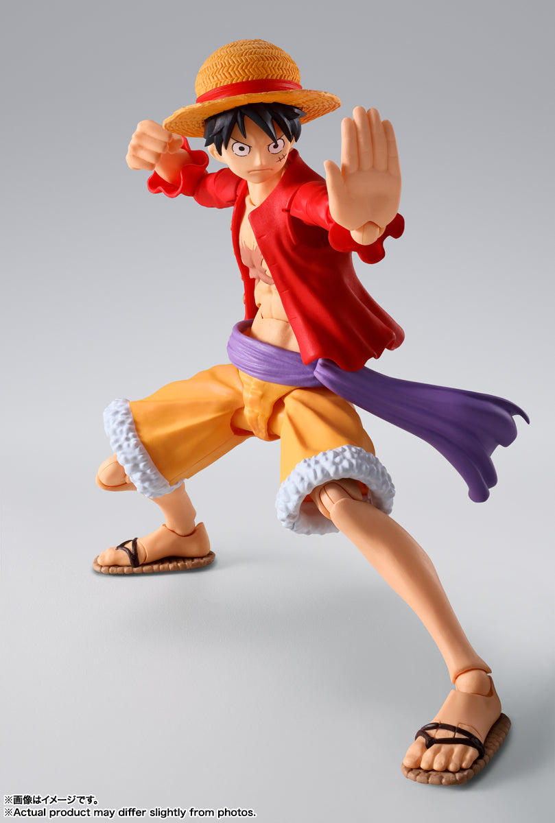 S.H.Figuarts One Piece Monkey D Luffy The Raid on Onigashima Tamashii Nations Bandai Action Figure
