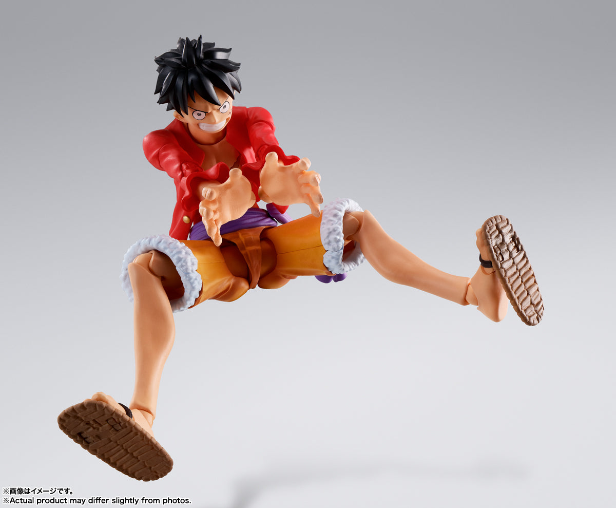 S.H.Figuarts One Piece Monkey D Luffy The Raid on Onigashima Tamashii Nations Bandai Action Figure