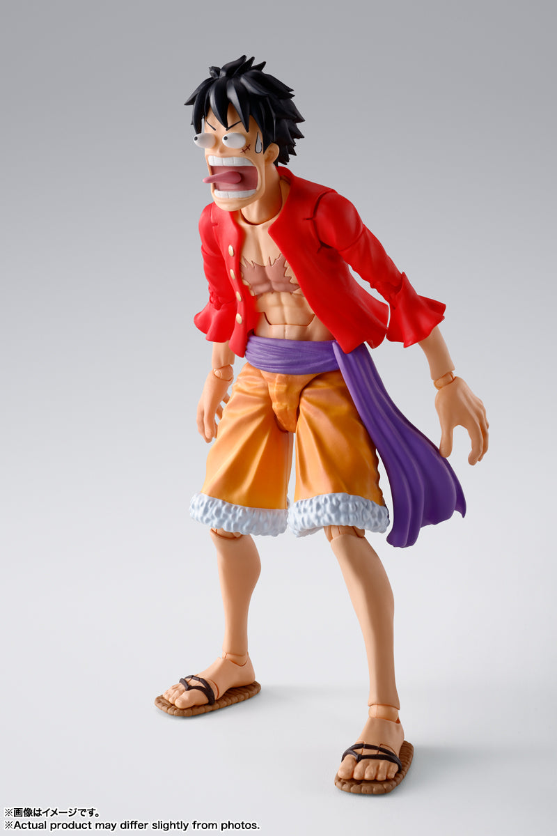 S.H.Figuarts One Piece Monkey D Luffy The Raid on Onigashima Tamashii Nations Bandai Action Figure