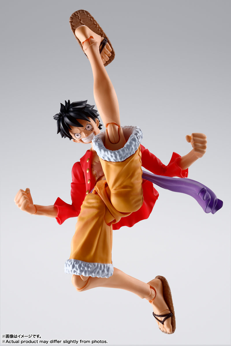 S.H.Figuarts One Piece Monkey D Luffy The Raid on Onigashima Tamashii Nations Bandai Action Figure