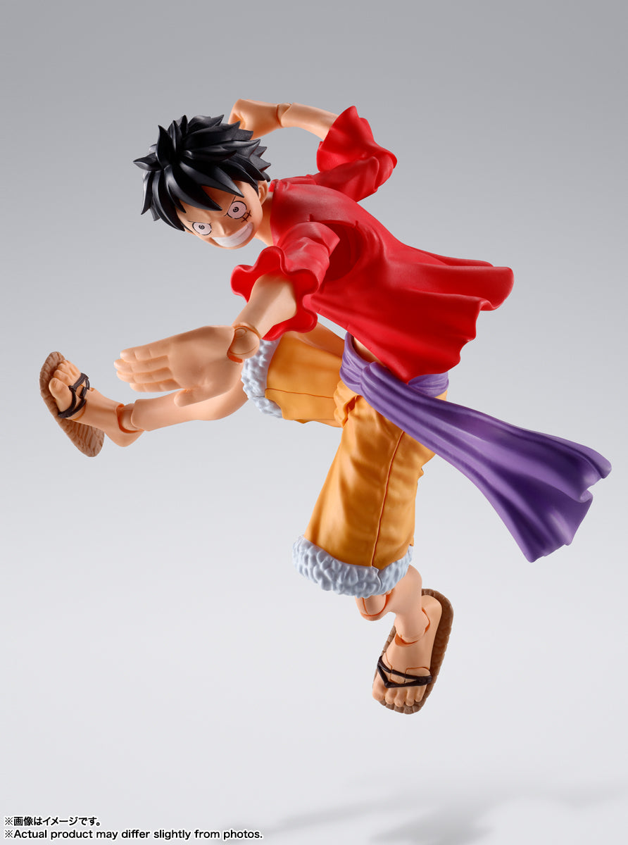 S.H.Figuarts One Piece Monkey D Luffy The Raid on Onigashima Tamashii Nations Bandai Action Figure