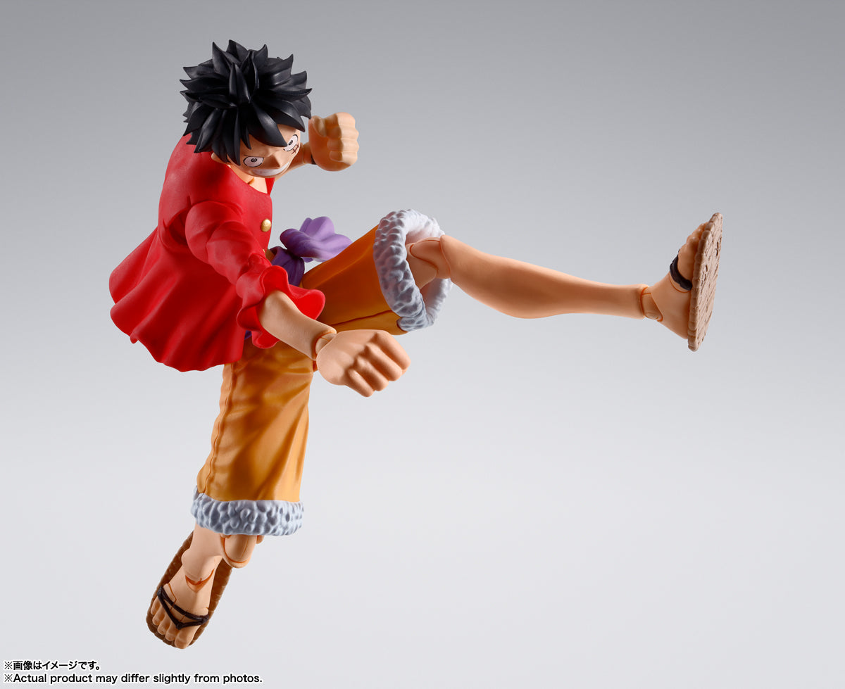 S.H.Figuarts One Piece Monkey D Luffy The Raid on Onigashima Tamashii Nations Bandai Action Figure